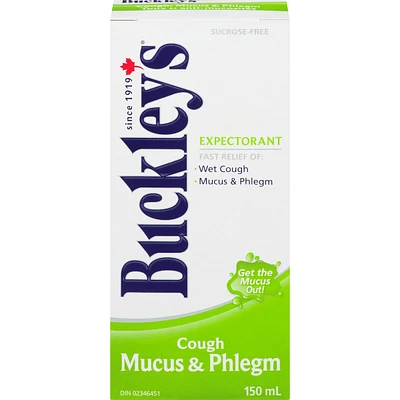 Buckley's® Mucus & Phlegm Expectorant Cough Syrup Sucrose-Free 150mL