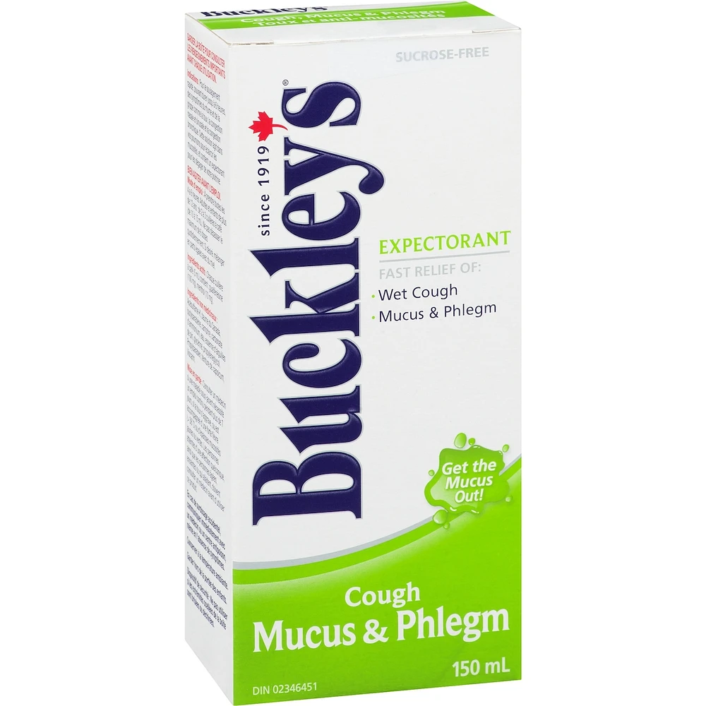 Buckley's® Mucus & Phlegm Expectorant Cough Syrup Sucrose-Free 150mL