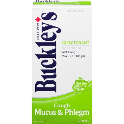 Buckley's® Mucus & Phlegm Expectorant Cough Syrup Sucrose-Free 250mL