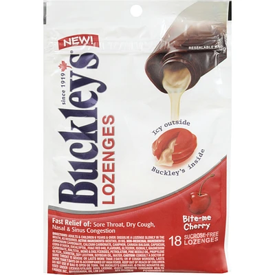 Buckley's® Cough Lozenges Bite-Me Cherry 18 Lozenges Cherry