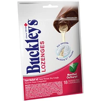 Buckley's® Cough Lozenges Menthol Outburst 18 Lozenges Mint