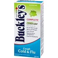 Buckley's®  Mucus Relief Cough Cold & Flu Syrup Sucrose-Free 250mL