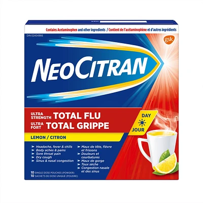 Ultra Strength Total Flu Non-Drowsy Lemon