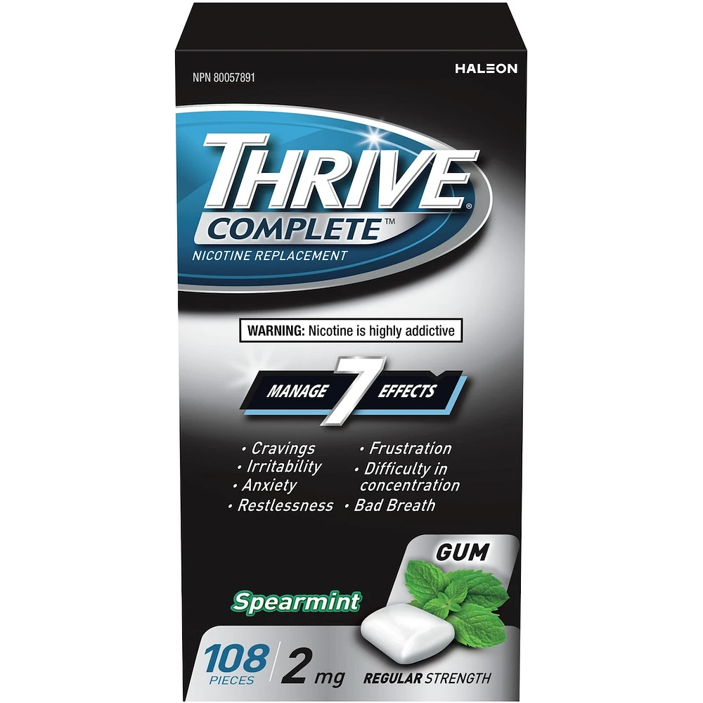 Complete 2mg ,Gum ,Spearmint