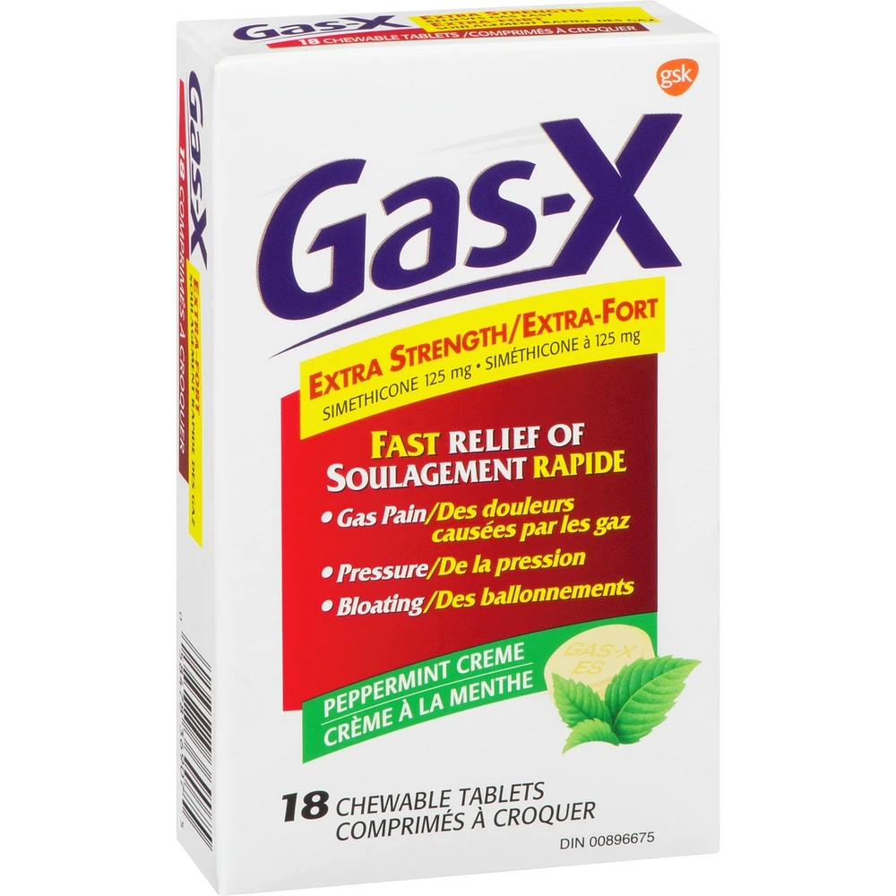 Gas-X Extra Strength, 18 units