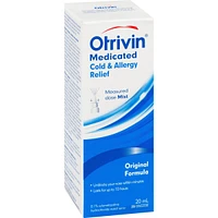 Otrivin Medicated Cold & Allergy Relief MD Mist
