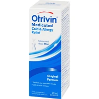 Otrivin Medicated Cold & Allergy Relief MD Mist
