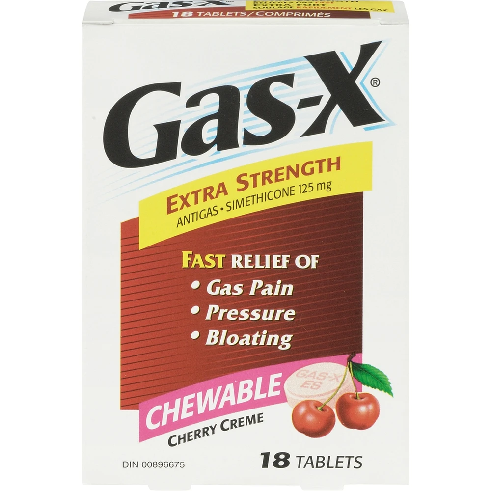 Gas-X Extra Strength, 18 units, Bite-Me Cherry