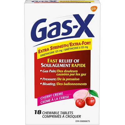 Gas-X Extra Strength, 18 units, Bite-Me Cherry