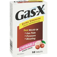 Gas-X Extra Strength, 18 units, Bite-Me Cherry
