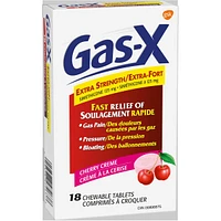 Gas-X Extra Strength, 18 units, Bite-Me Cherry