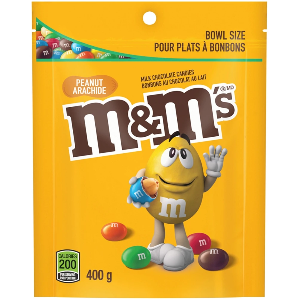 Milk Chocolate Candies Peanut Bowl Size