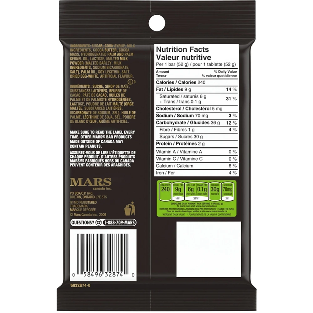 Peanut Milk Chocolate Candy Bars, 4 Full Bars