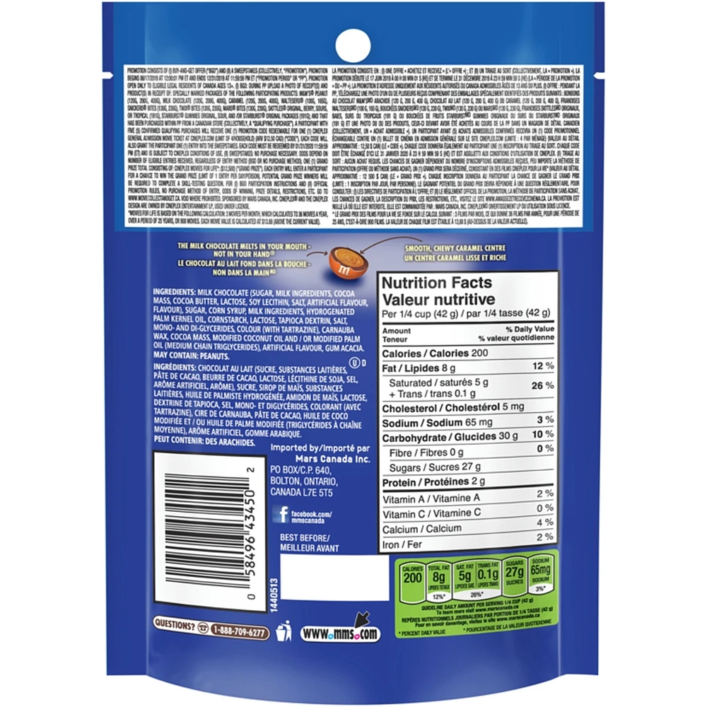 Milk Chocolate Candies Caramel Sharing Size