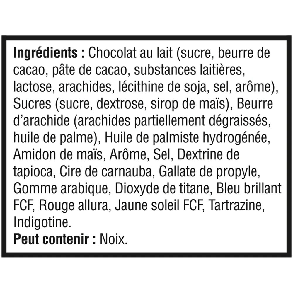 Milk Chocolate Candies Peanut Butter