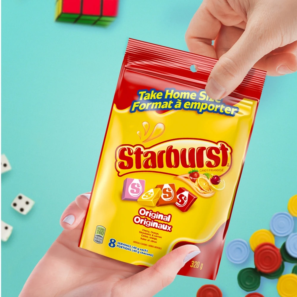 Originaux, bonbons, sac à emporter à la maison