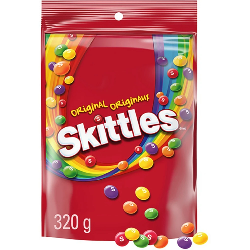 Originaux, bonbons à mâcher, sac pour plats à bonbons