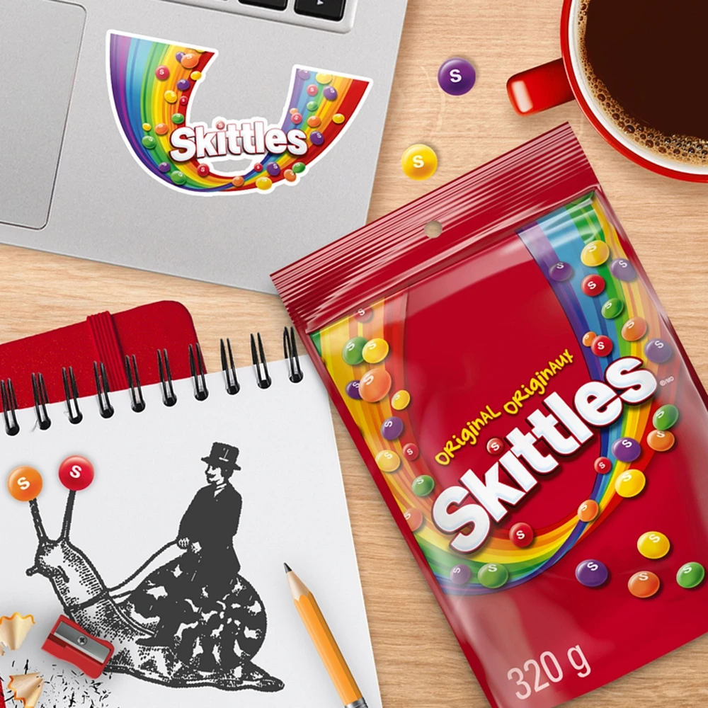 Originaux, bonbons à mâcher, sac pour plats à bonbons