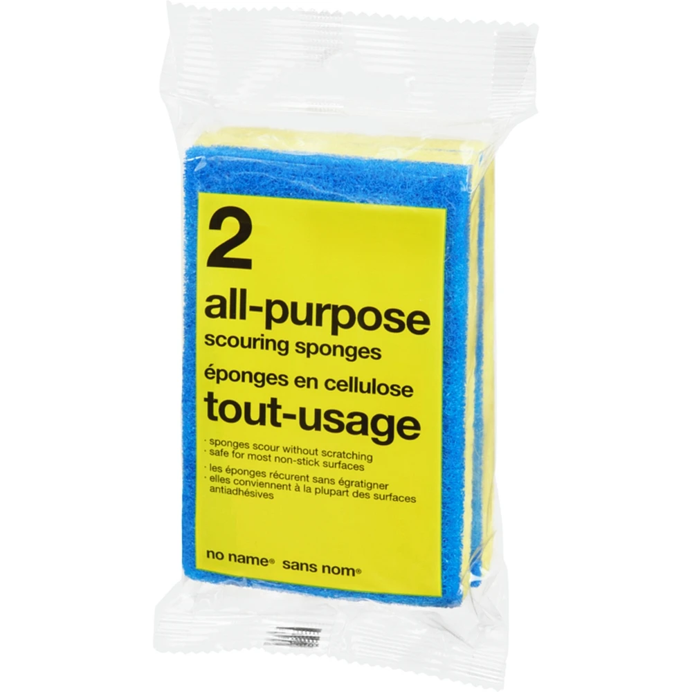 All-Purpose Scouring Sponges, 2-Pack