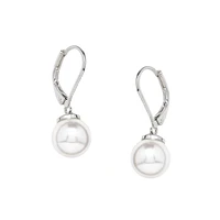 Euro Pearl Drop Earring