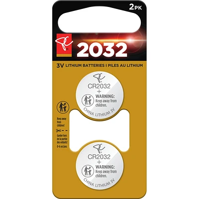 Lithium Watch Batteries 2-Pack