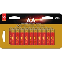 Long Life Alkaline AA Batteries  20-Pack