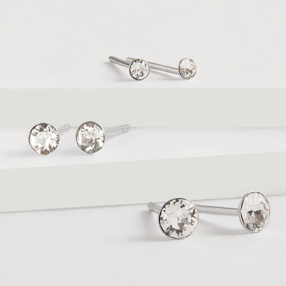 Joe SS Trio Cry Stud Earring