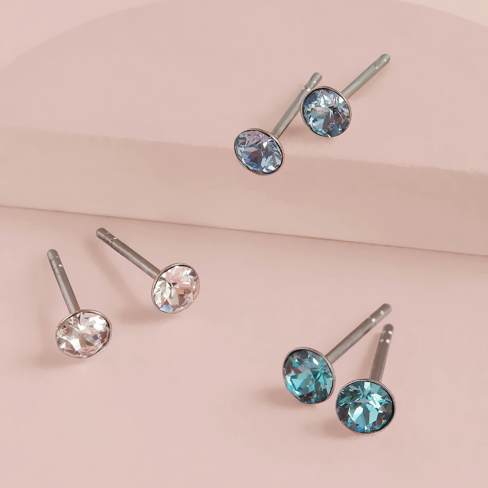 Joe SS Trio Cry Stud Earring