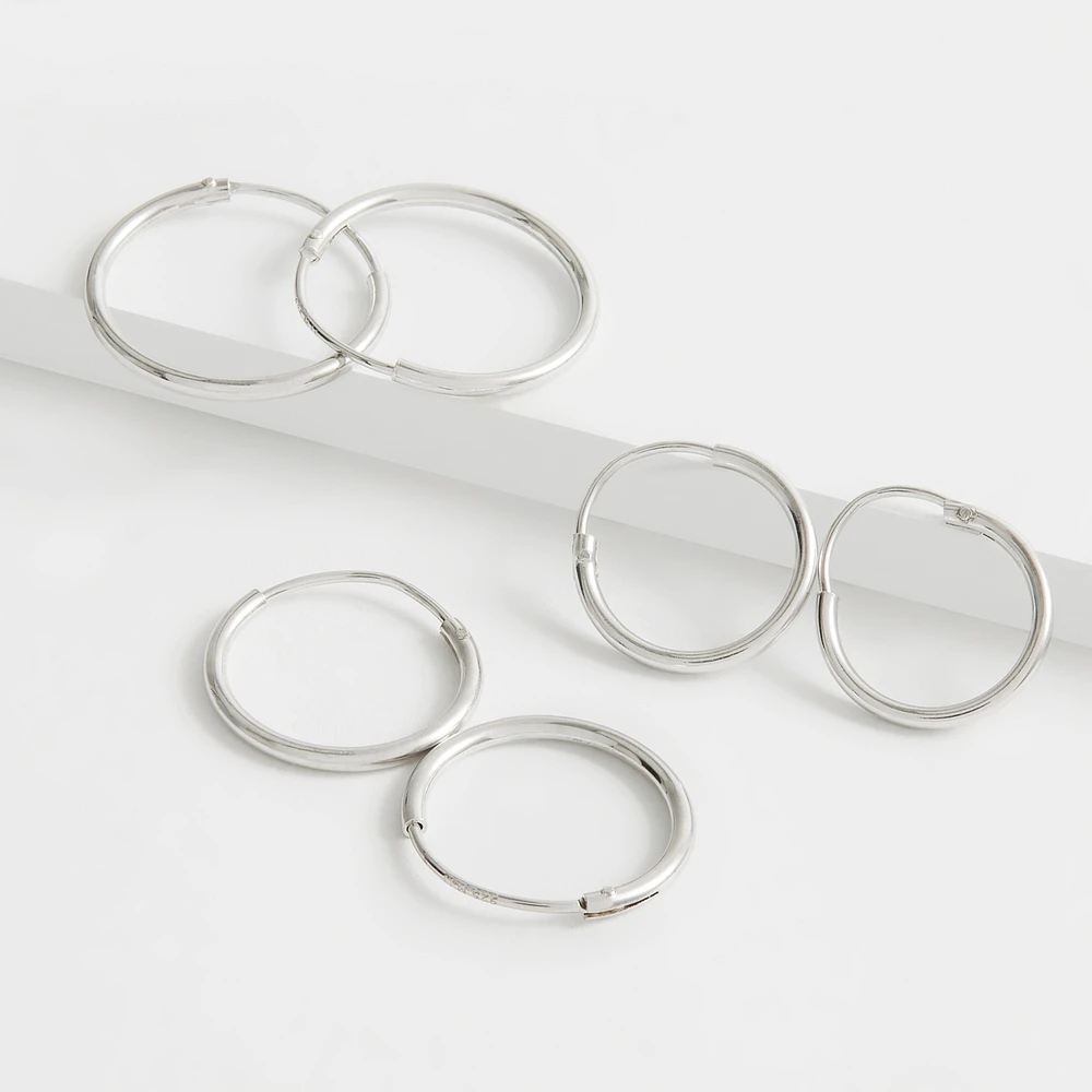 Joe SS Trio Hoop Earring