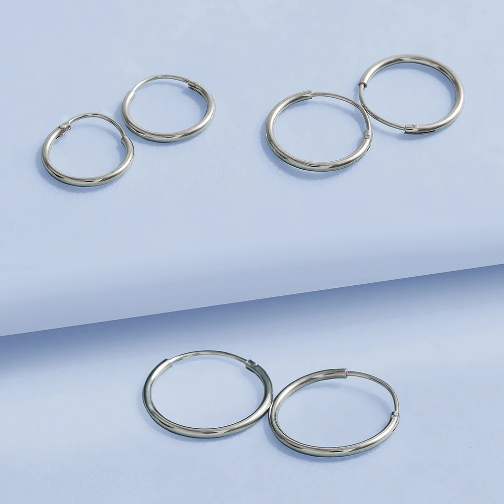 Joe SS Trio Hoop Earring