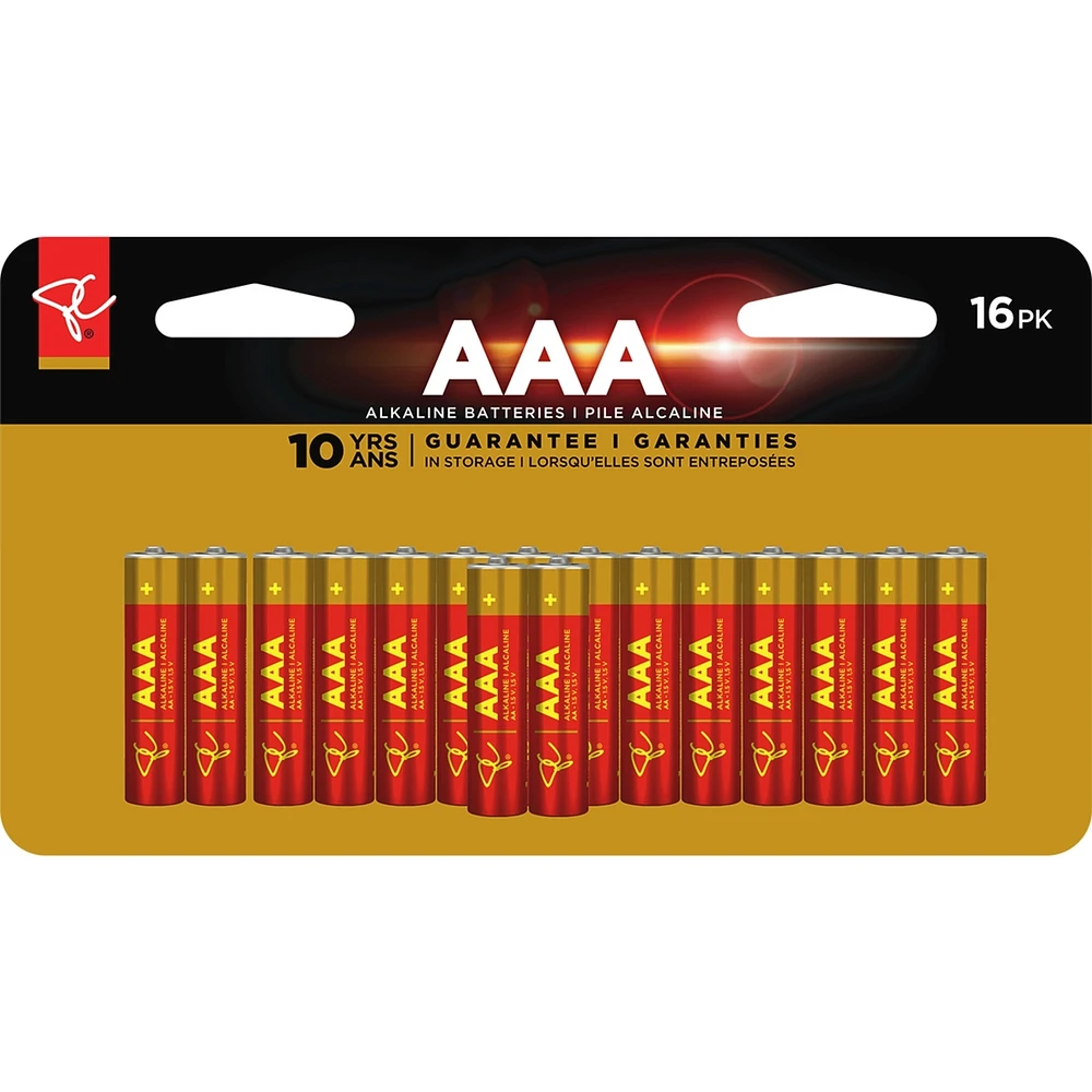 Long Life Alkaline Batteries AAA -Pack