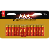 Long Life Alkaline Batteries AAA -Pack