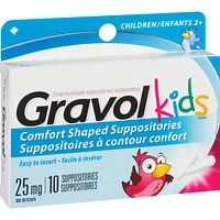 Kids Comfort Shaped Suppositories 25 mg