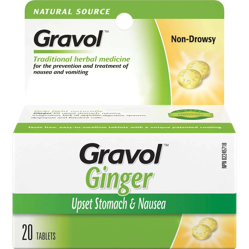 Ginger Non-Drowsy Tablets