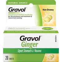 Ginger Non-Drowsy Tablets