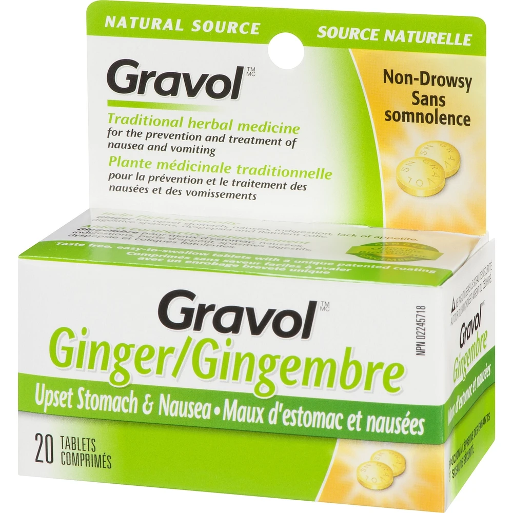 Ginger Non-Drowsy Tablets