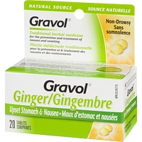 Ginger Non-Drowsy Tablets
