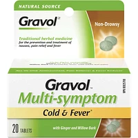 Ginger Multi-Symptom Cold and Fever Tablets with Willowbark