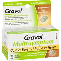 Ginger Multi-Symptom Cold and Fever Tablets with Willowbark