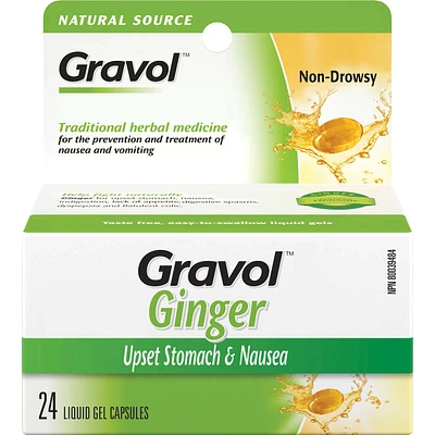 Ginger Non-Drowsy Liquid Gel Capsules