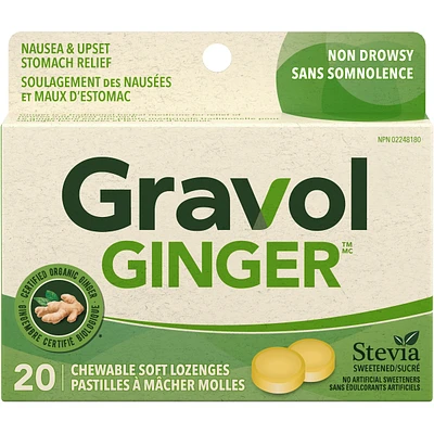 Ginger Natural Source Chewable Lozenges