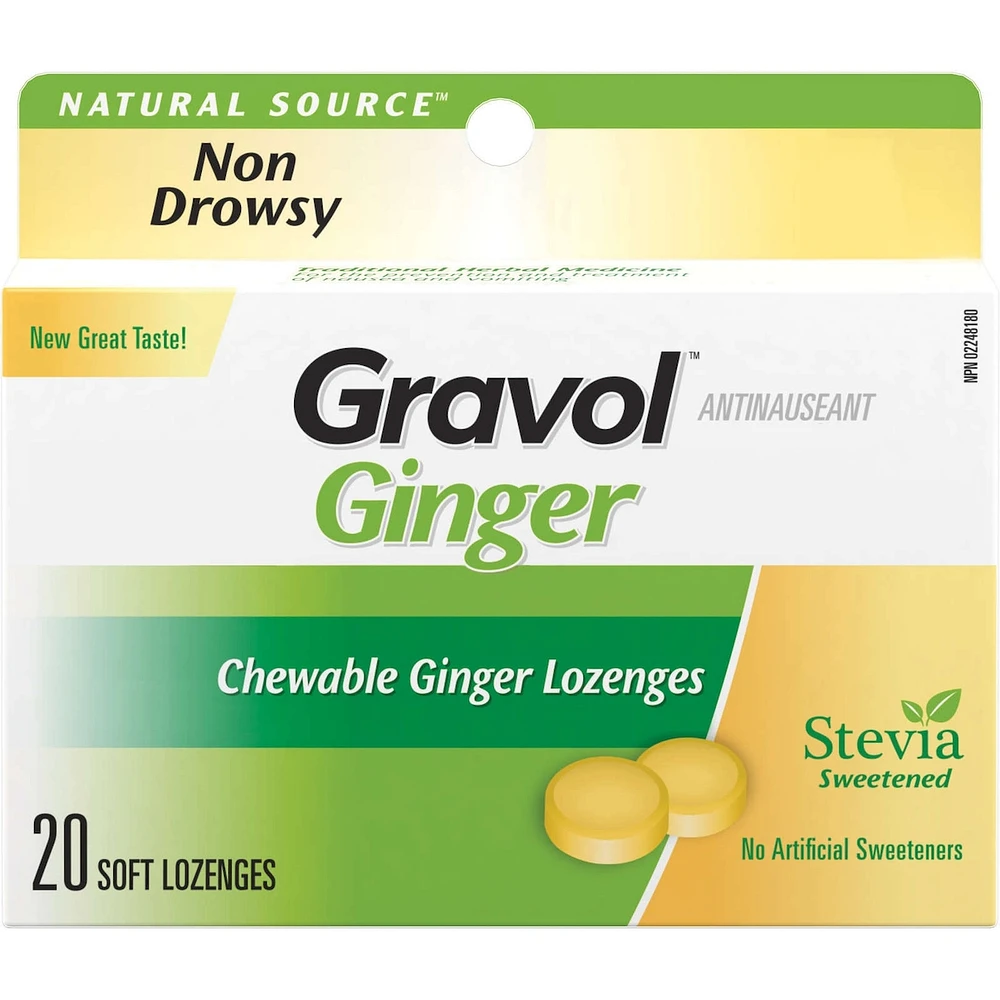 Ginger Natural Source Chewable Lozenges