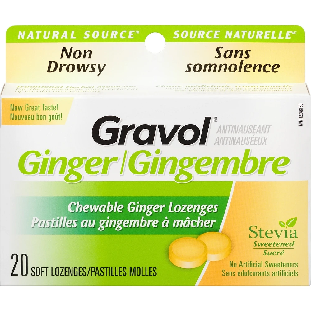 Ginger Natural Source Chewable Lozenges