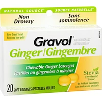 Ginger Natural Source Chewable Lozenges