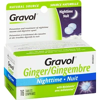 Ginger Nighttime Tablets with Melatonin
