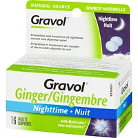 Ginger Nighttime Tablets with Melatonin