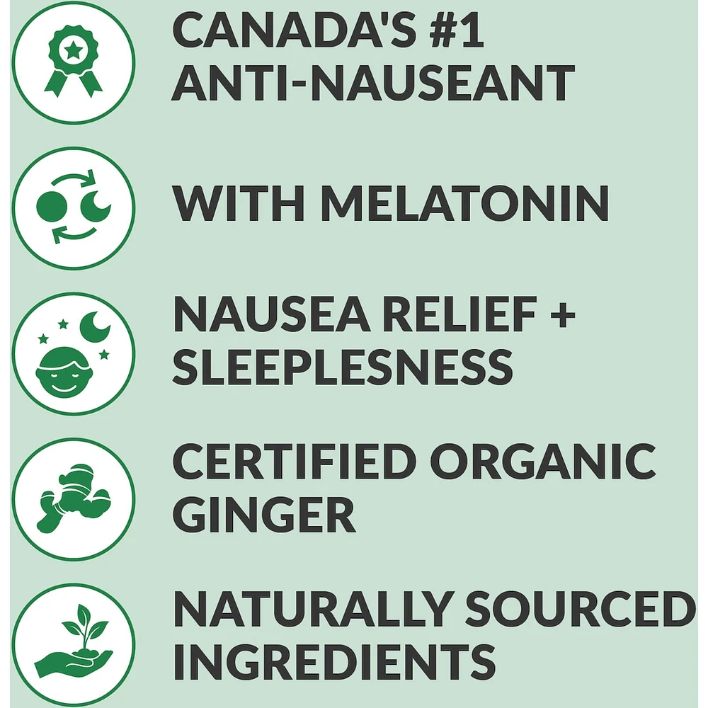 Ginger Nighttime Tablets with Melatonin