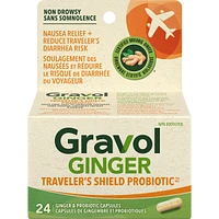 Gravol Ginger Traveler's Shield Probiotic