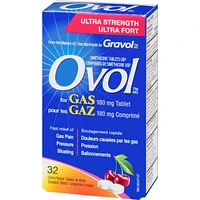 Ultra Strength Anti-Gas Chewable Cherry Tablets