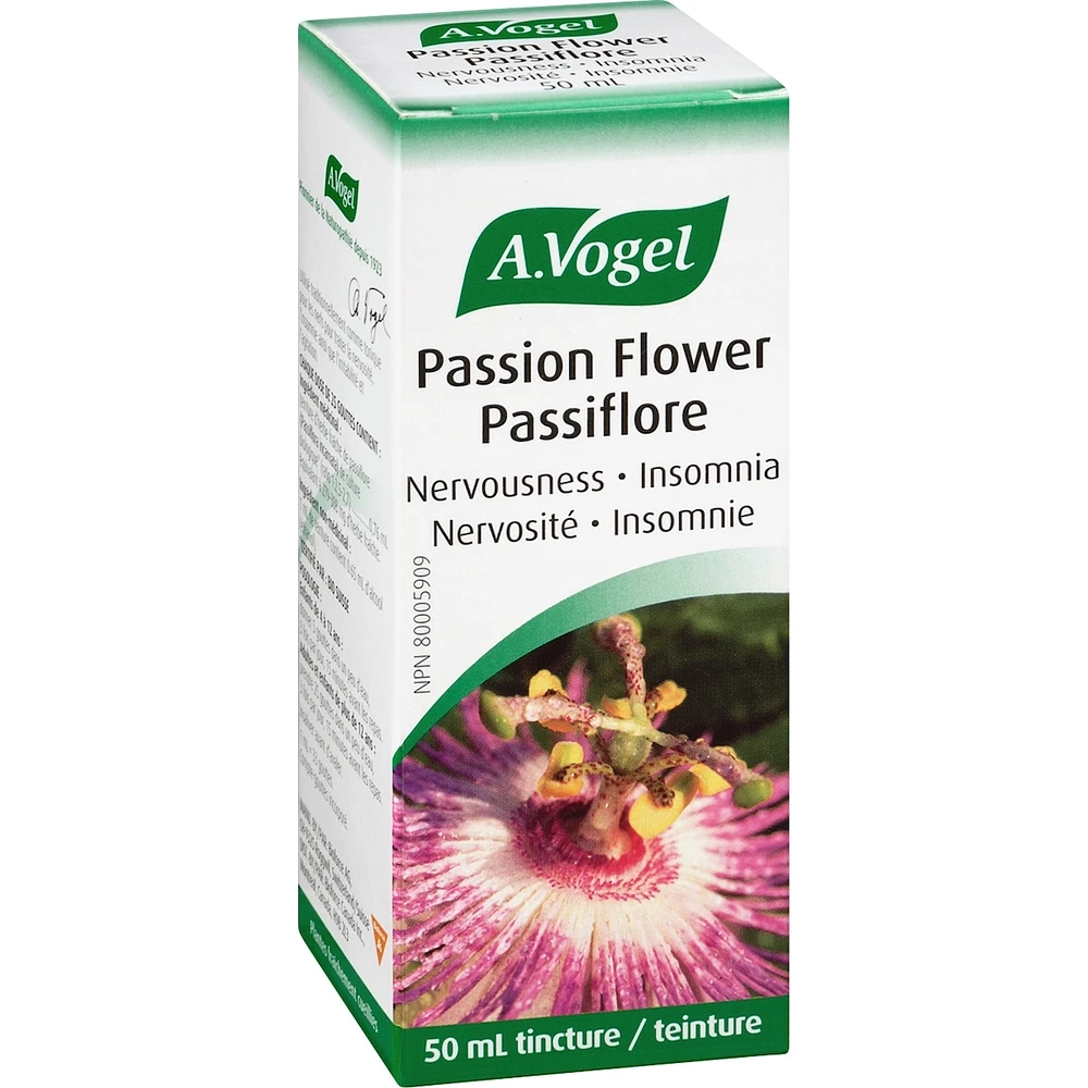 Passion Flower for nervousness and insomnia